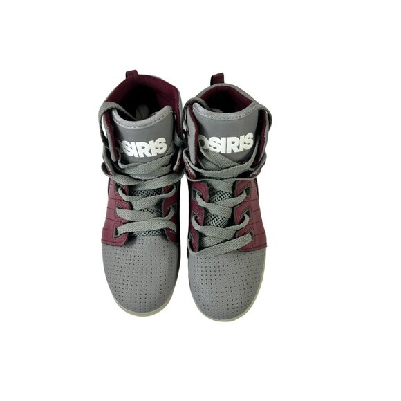 Osiris Burgundy & Grey Shoes - Picture 5 of 9